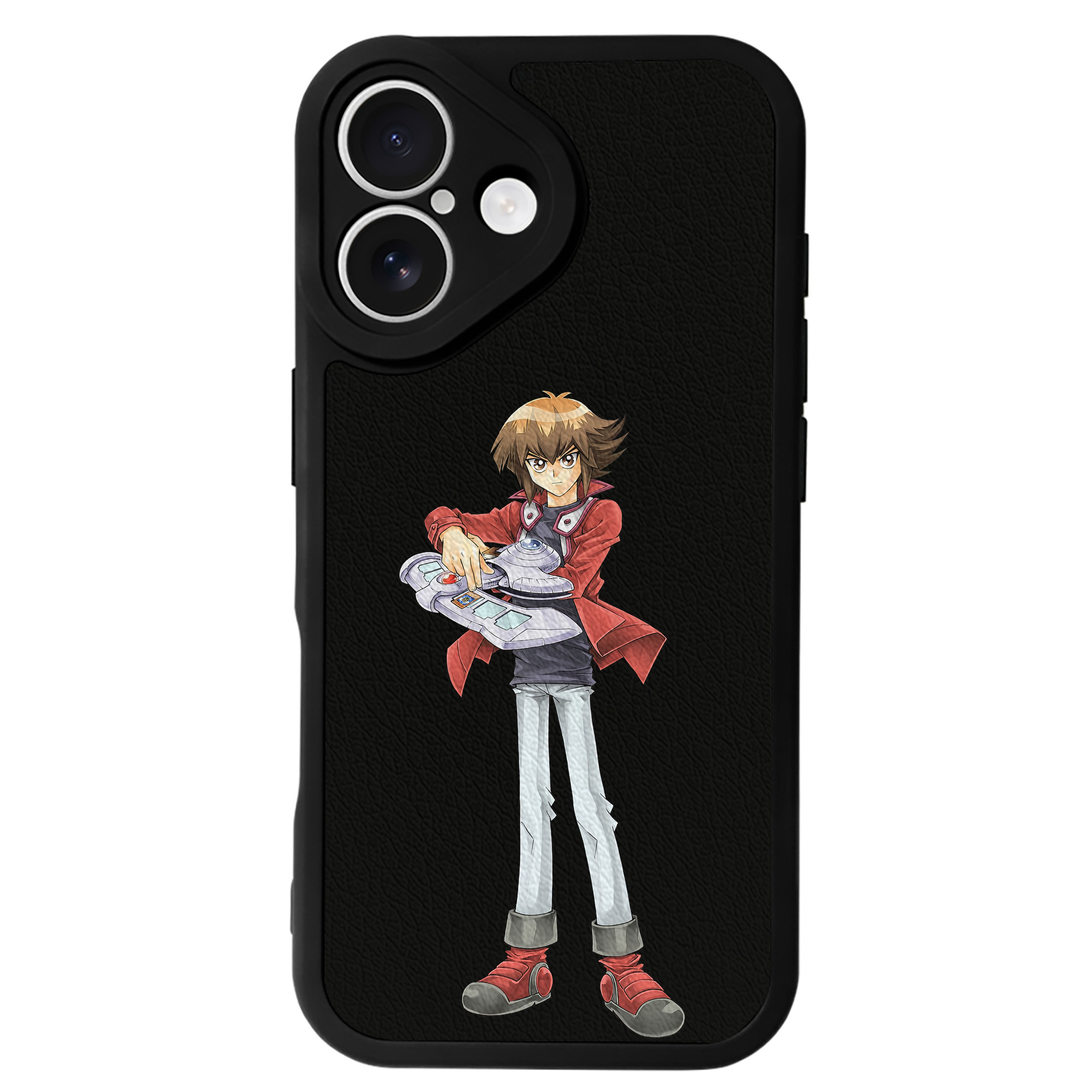 遊☆戯☆王 Yu-Gi-Oh! 【iPhone 16シリーズ対応】シリコンスマホケース（レザー調） 材質：シリコン